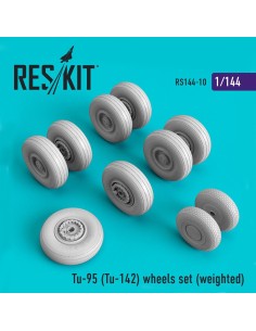 Tu-95 (Tu-142) wheels set (weighted) 