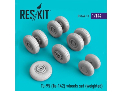 Tu-95 (Tu-142) wheels set (weighted) 