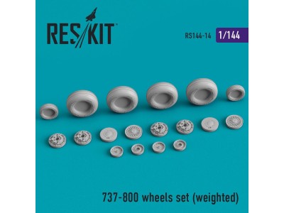 737-800 wheels set (weighted) 