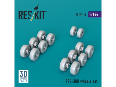 777-300 wheels set (3D printed) 