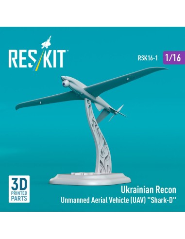 Ukrainian Recon Unmanned Aerial Vehicle (UAV) Shark-D (3D Printed) (1/16) 