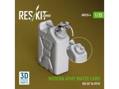 Modern army water cans, big set (3D Printed) 