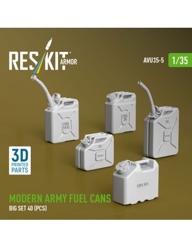 Modern army fuel cans, big set (3D Printed) 