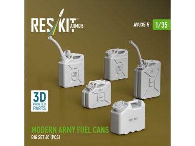 Modern army fuel cans, big set (3D Printed) 