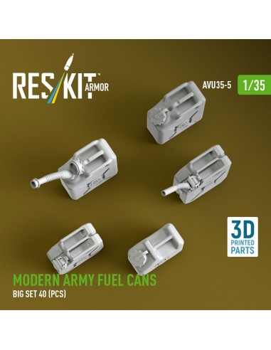 Modern army fuel cans, big set (3D Printed) 