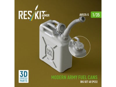 Modern army fuel cans, big set (3D Printed) 