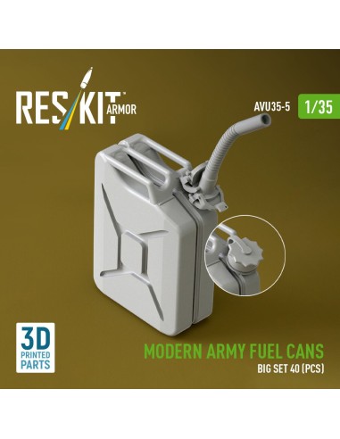 Modern army fuel cans, big set (3D Printed) 