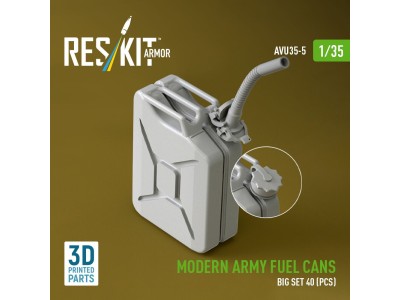 Modern army fuel cans, big set (3D Printed) 