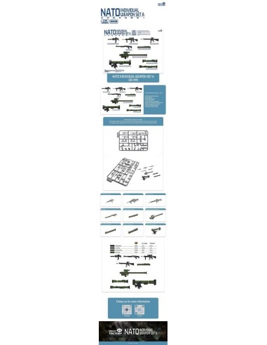 NATO Individual Weapon Set A(A kit incl.2 pcs of each weapon 
