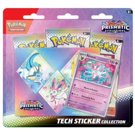Collection autocollant réajustable EV 8.5 Évolutions Prismatiques (Phyllali, Givrali ou Nymphali - 1x blister aléatoire) - FR