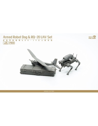 1/35 Armed Robot Dog & RQ-20 UAV Set 