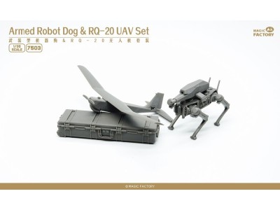 1/35 Armed Robot Dog & RQ-20 UAV Set 