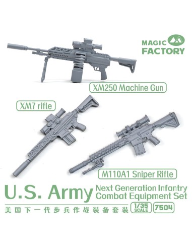 U.S.Army Next Generation Infantry Combat Equipment Resin Set 