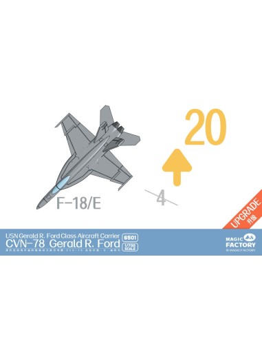 U.S. Navy  Gerald R. Ford-class Aircraft Carrier- USS Gerald R. Ford CVN-78 (Upgraded Version) 