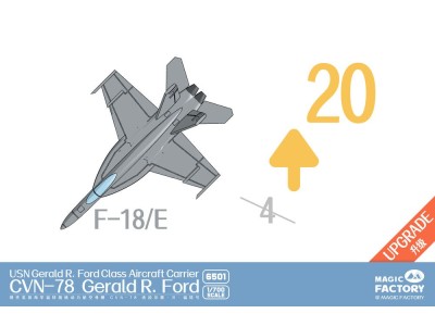 U.S. Navy  Gerald R. Ford-class Aircraft Carrier- USS Gerald R. Ford CVN-78 (Upgraded Version) 