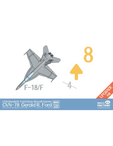 U.S. Navy  Gerald R. Ford-class Aircraft Carrier- USS Gerald R. Ford CVN-78 (Upgraded Version) 