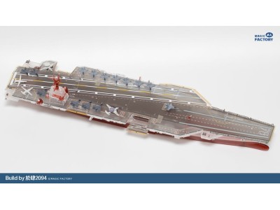 Clear Painted Colorful U.S. Navy  Gerald R. Ford-class aircraft carrier- USS Gerald R. Ford CVN-78 