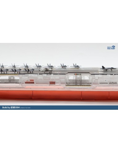 Clear Painted Colorful U.S. Navy  Gerald R. Ford-class aircraft carrier- USS Gerald R. Ford CVN-78 