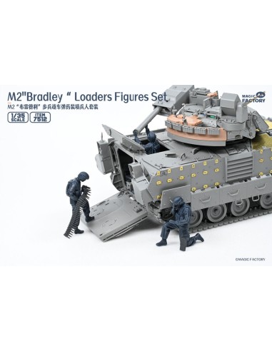 M2 Bradley Loaders Figures Set (incl. 3 figures, 1 set radio and part of interiors) 