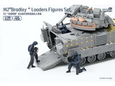M2 Bradley Loaders Figures Set (incl. 3 figures, 1 set radio and part of interiors) 