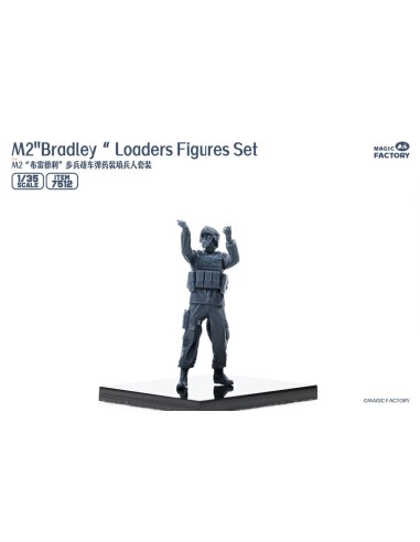 M2 Bradley Loaders Figures Set (incl. 3 figures, 1 set radio and part of interiors) 