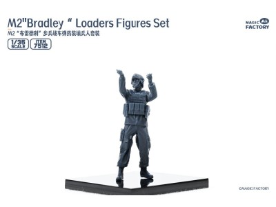 M2 Bradley Loaders Figures Set (incl. 3 figures, 1 set radio and part of interiors) 