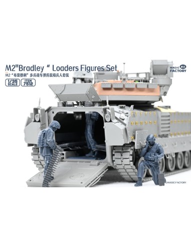 M2 Bradley Loaders Figures Set (incl. 3 figures, 1 set radio and part of interiors) 