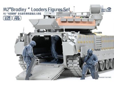 M2 Bradley Loaders Figures Set (incl. 3 figures, 1 set radio and part of interiors) 