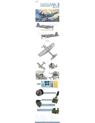 The British Royal Navy Fleet Air Arm Corsair MK. II 