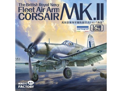 The British Royal Navy Fleet Air Arm Corsair MK. II 