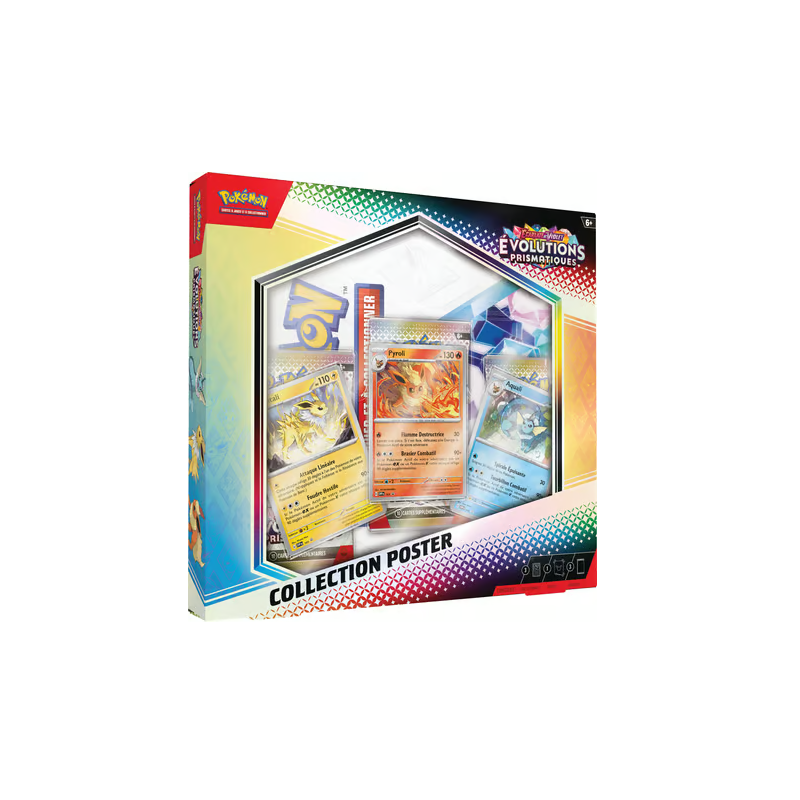 Pokémon JCC - Écarlate et Violet - Collection Poster EV 8.5 Évolutions Prismatiques - FR