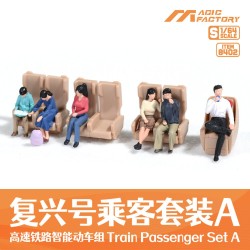 Train Passenger Set A (for item no. 1601, precolored and assembled) 