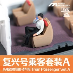 Train Passenger Set A (for item no. 1601, precolored and assembled)  2