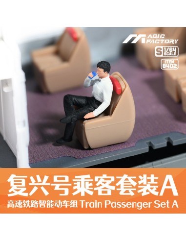 Train Passenger Set A (for item no. 1601, precolored and assembled) 