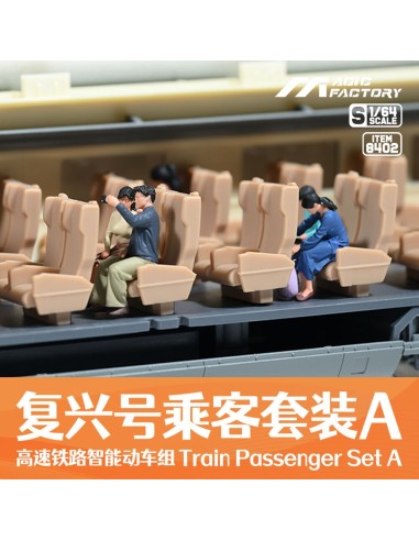 Train Passenger Set A (for item no. 1601, precolored and assembled) 