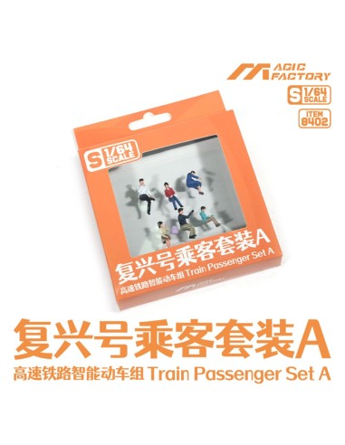 Train Passenger Set A (for item no. 1601, precolored and assembled) 