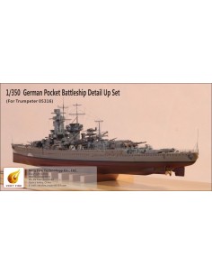 Admiral Graf Spee Detail Up Set(f.Trumpet (f.Trumpeter 05316) 