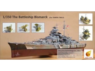 The Battle Ship Bismarck(f.Tamiya 78013 