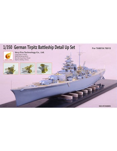 German Tripitz Battelship Deteil Up Set (for 78015 TA) 