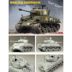 SHERMAN M4A3E8 W/Workable Track links 