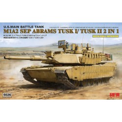 M1A2 TUSK I/ TUSK II WITH FULL INTERIOR 
