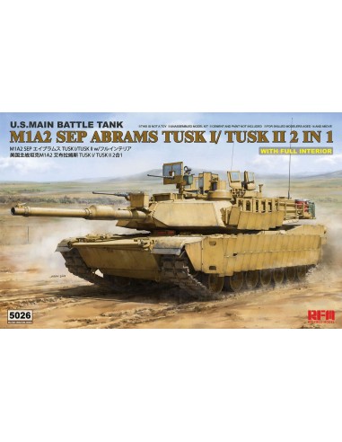 M1A2 TUSK I/ TUSK II WITH FULL INTERIOR 