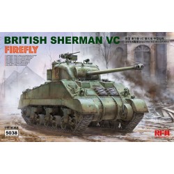 British Sherman vc firefly w/workable track links 