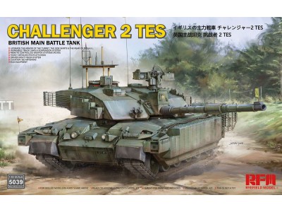 British main battle tank Challenger 2 TES w/workable track links 