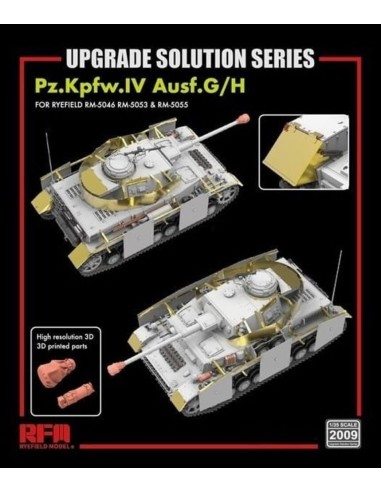 Upgrade set for 5053 & 5055 Pz.IV Ausf.G/H 