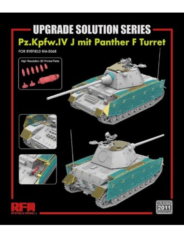 Upgrade set for 5068  Pz.Kpfw.IV J mit Panther F Turret 