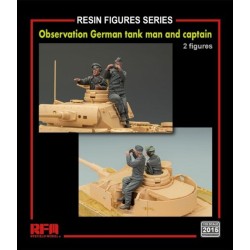 Observation German tank man and captain(2 resin figures) 