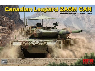 Canadian LEOPARD 2A6M CAN with workable track links 