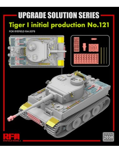 Upgrade set for 5078 Tiger I initial production No.121 