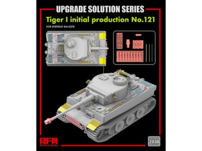 Upgrade set for 5078 Tiger I initial production No.121 